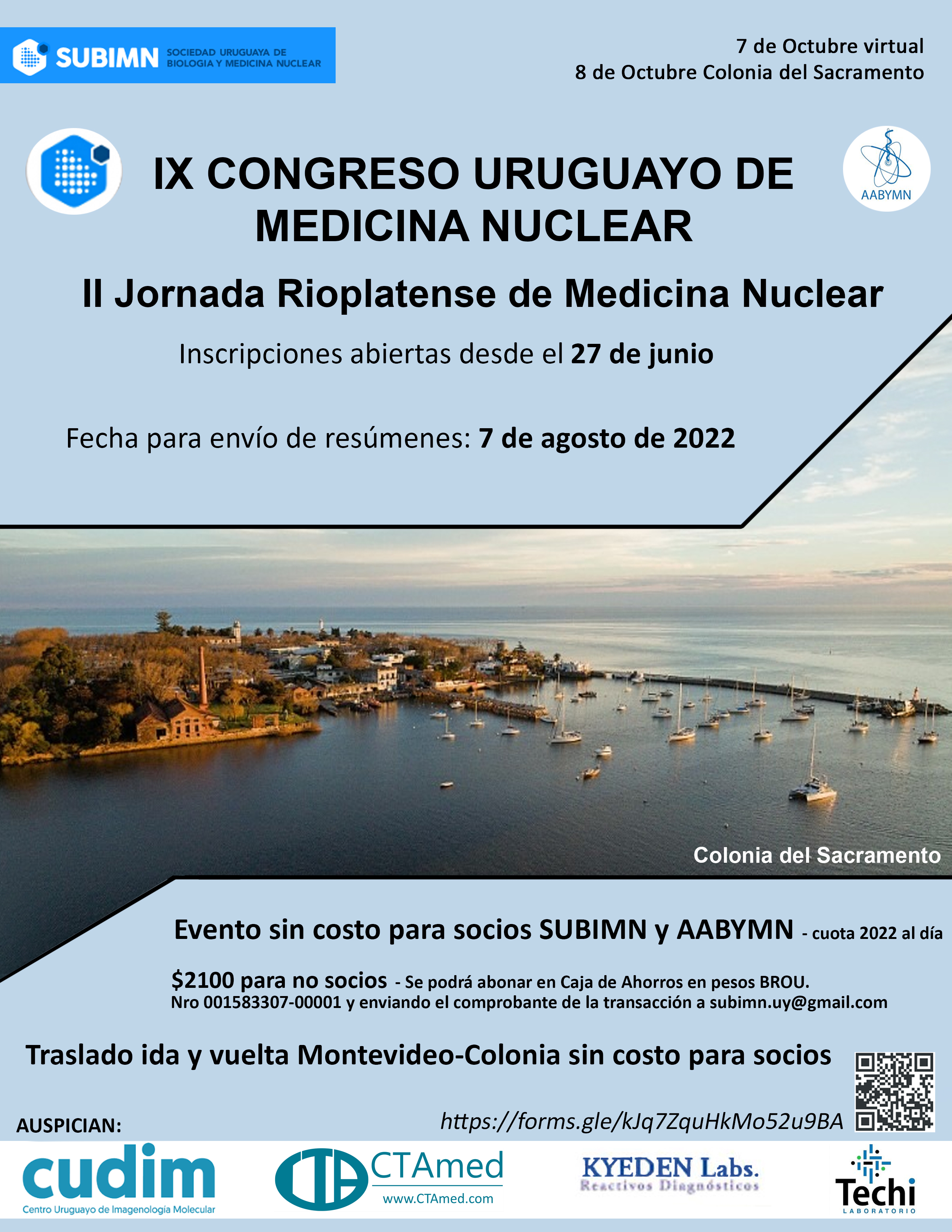 IX Congreso SUBIMN II Jornadas Rioplantenses de Medicina Nuclear