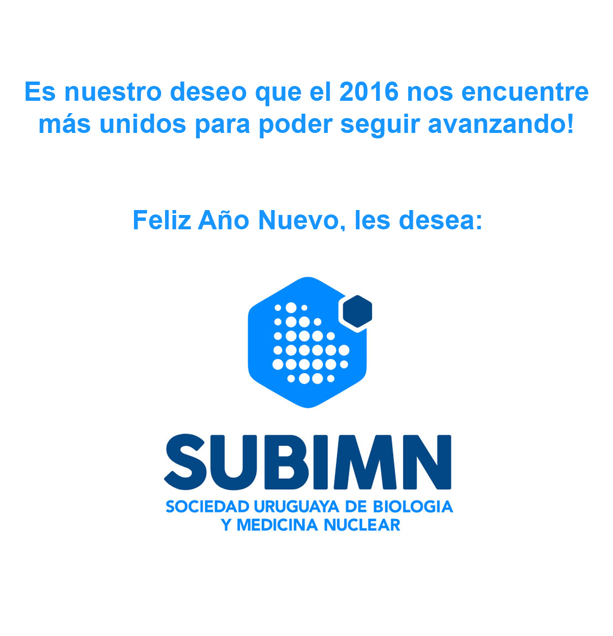 Feliz 2016 SUBIMN